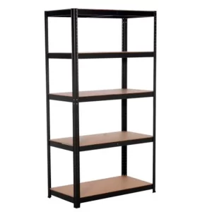 ESTANTE METALICO ASIA NEGRO 5 REPISAS 150*70*30